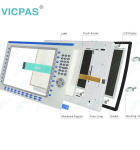 6189-RDB15C Touch Screen Panel Membrane Keypad Front Case LCD