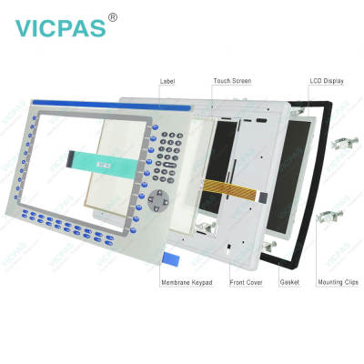 6189-RDB15C Touch Screen Panel Membrane Keypad Front Case LCD