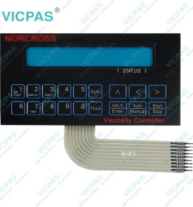 NORCROSS VISCOSITY CONTROLLER MP90 Membrane Switch