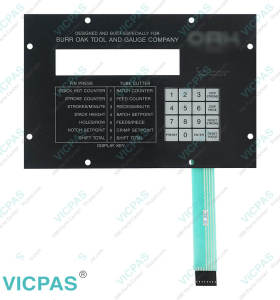 Burr Oak Tools 58480-402 Switch Membrane Replacement