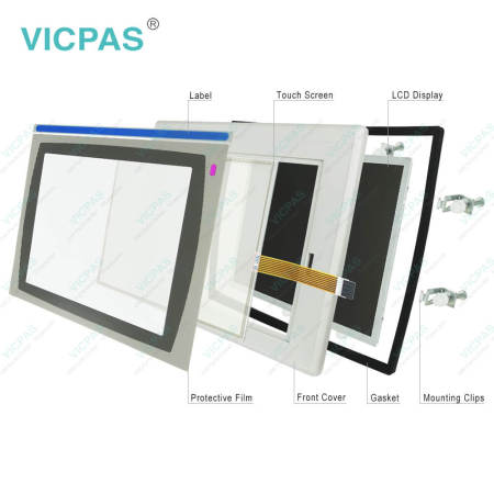6189-RDT15C 6189-RDT15AG Touch Digitizer Overlay HMI Repair