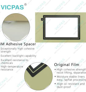 MILACRON 13018781-0008-0815 Touch Screen Glass Front Overlay