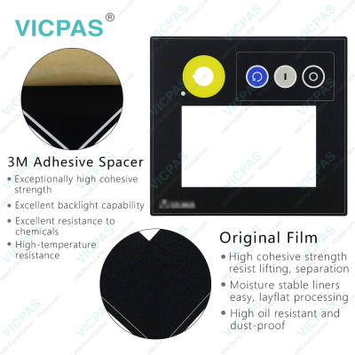 UPC7B2-C Front Overlay Touch Digitizer Glass Replacement