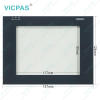 I.DM23C.001 H.DM23C.001 DM23C Touch Screen Glass Front Overlay