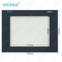 I.DM23C.001 H.DM23C.001 DM23C Touch Screen Glass Front Overlay