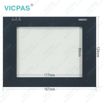 I.DM23C.001 H.DM23C.001 DM23C Touch Screen Glass Front Overlay