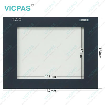 I.DM23C.001 H.DM23C.001 DM23C Touch Screen Glass Front Overlay