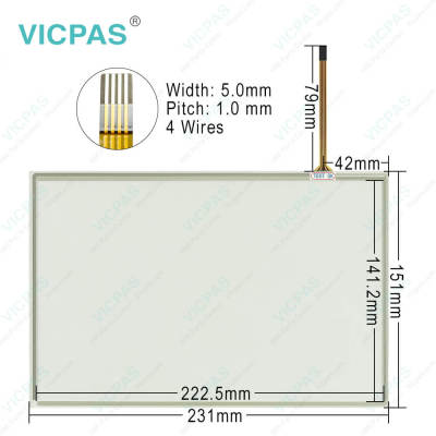MOOG J141-215 Touch Screen Glass Replacement