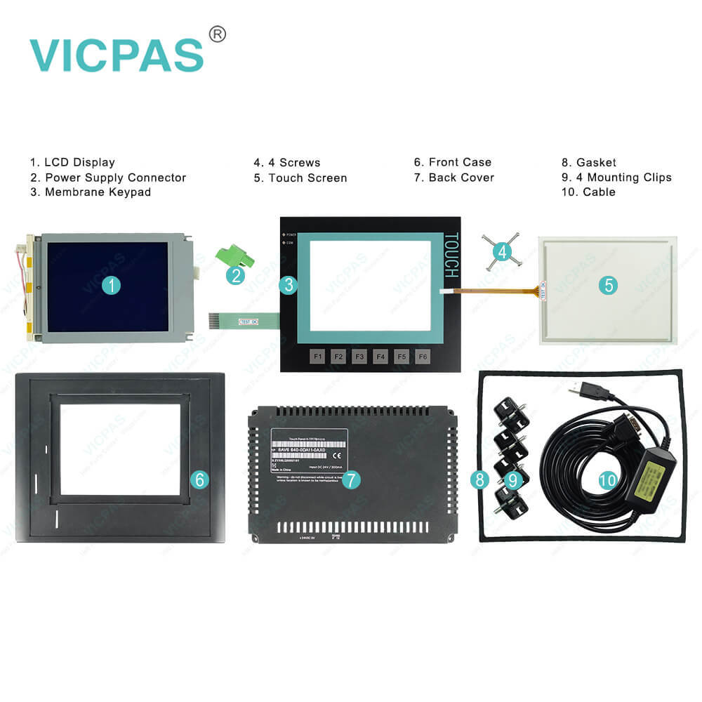 Siemens 6AV6640-0DA11-0AX0 Touch Panel K-TP178 Micro