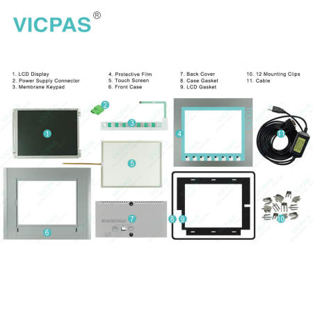 6AG1647-0AF11-4AX0 Siemens KTP1000 Basic Color PN Touch Screen