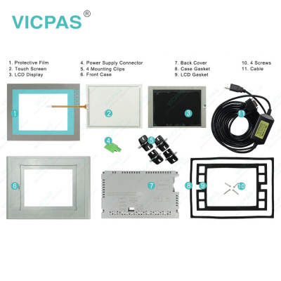 6AV6642-0EA01-3AX0 Siemens MP177  Touch Panel  Overlay