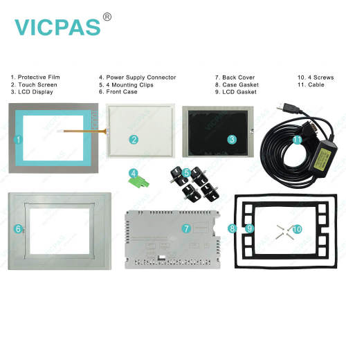 6AV6642-0EA01-3AX0 Siemens MP177  Touch Panel  Overlay