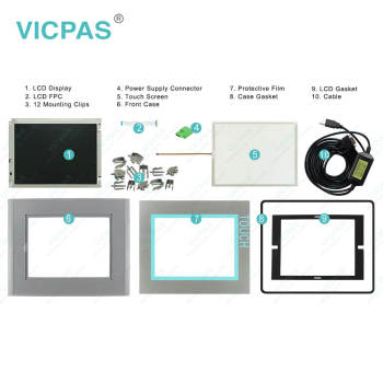 6AV6643-7CD00-0CJ1 Touch panel glass screen