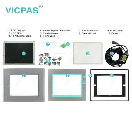 6AV6643-0CD01-1AX0 Touch screen glass panel