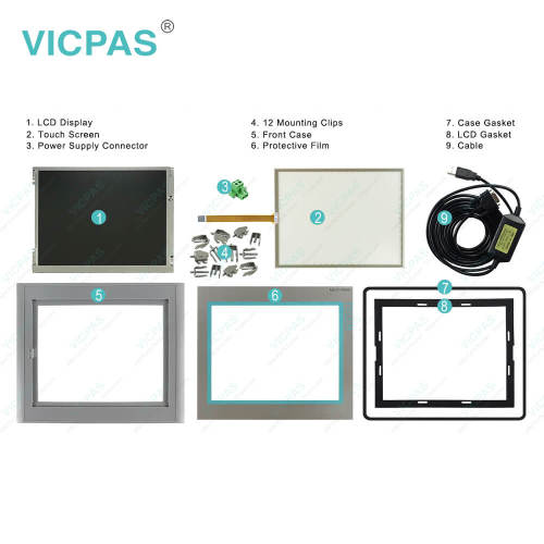 6AV6 644-5AA10-0CG0 Touch Screen Overlay Plastic Case
