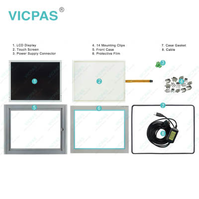 6AV6652-4GA01-0AA0 Siemens HMI MP377 15 Touchscreen Overlay