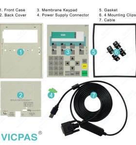 For Siemens Simatic Operator Panel OP7 Keypad and Case Replacement