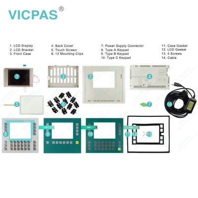 6AG1642-0DA01-4AX1 Siemens SIMATIC HMI OP177B Touch Panel