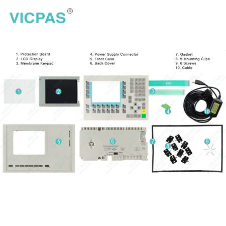 6AV6542-0CA10-0AX0 Siemens SIMATIC OP270 6" Membrane Keypad