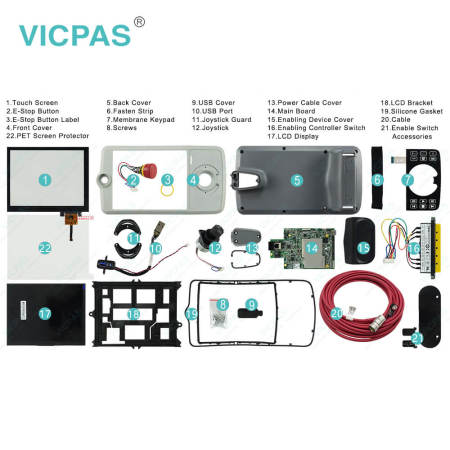 3HAC065726-003 FlexPendant DSQC3060 Touch Keypad LCD Case