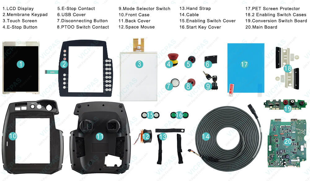 KRC5 Teach Pendant 00-316-765 USB Protect Cover Repair