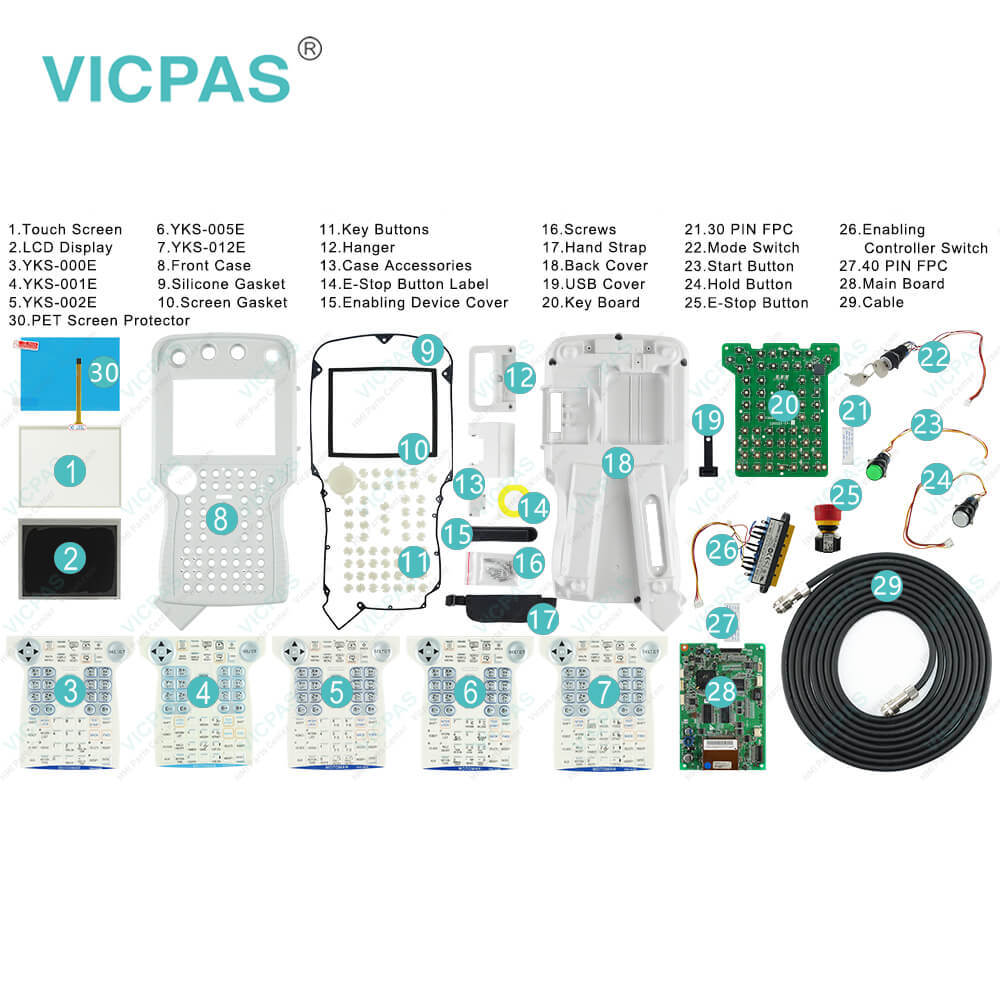 YASKAWA JZRCR-YPP07-1 Teach Pendant Parts for repair