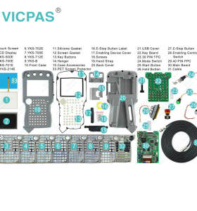 YASKAWA JZRCR-YPP21-1 Teach Pendant Parts for repair