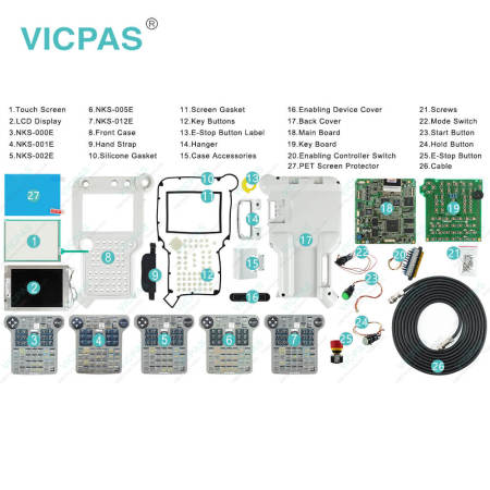 YASKAWA JZRCR-NPP06B-1 Programming Pendant Part Repair