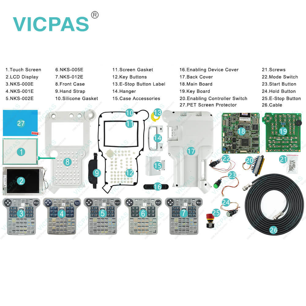 YASKAWA JZRCR-NPP01B-1 Programming Pendant Part Repair