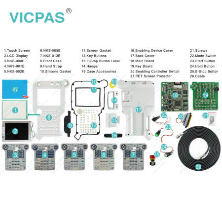 YASKAWA JZRCR-NPP01B-1 Programming Pendant Part Repair