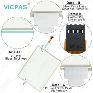 Dawar Tech FG4_10.4-GA001R.A 55676 HMI Panel Glass Repair