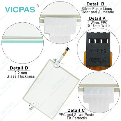 Dawar Tech FG4_10.4-GA001R.A 55676 HMI Panel Glass Repair