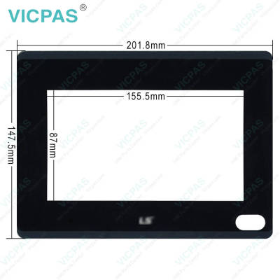 LS Electric eXP2-0701D Touch Glass Front Overlay Replacement