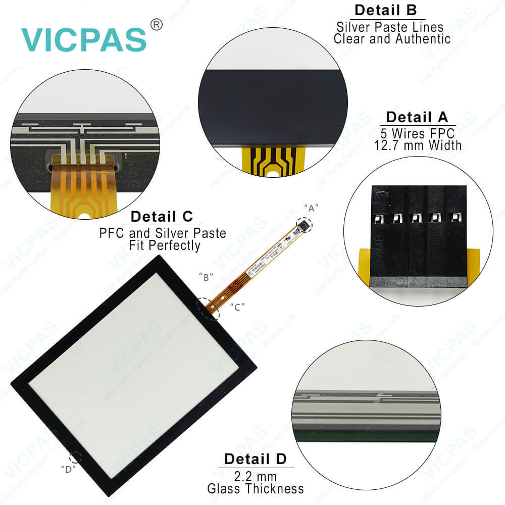 ELO E984988 SCN-A5-FZT12.1-BZ5-0H1-R BIZERBA HMI Touch Glass