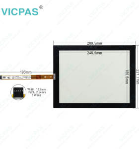 ELO E984988 SCN-A5-FZT12.1-BZ5-0H1-R BIZERBA HMI Touch Glass