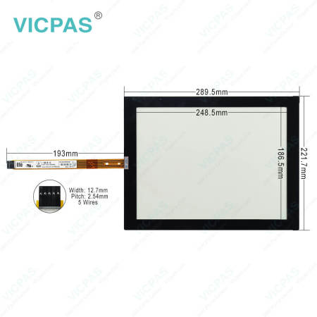 ELO E984988 SCN-A5-FZT12.1-BZ5-0H1-R BIZERBA HMI Touch Glass