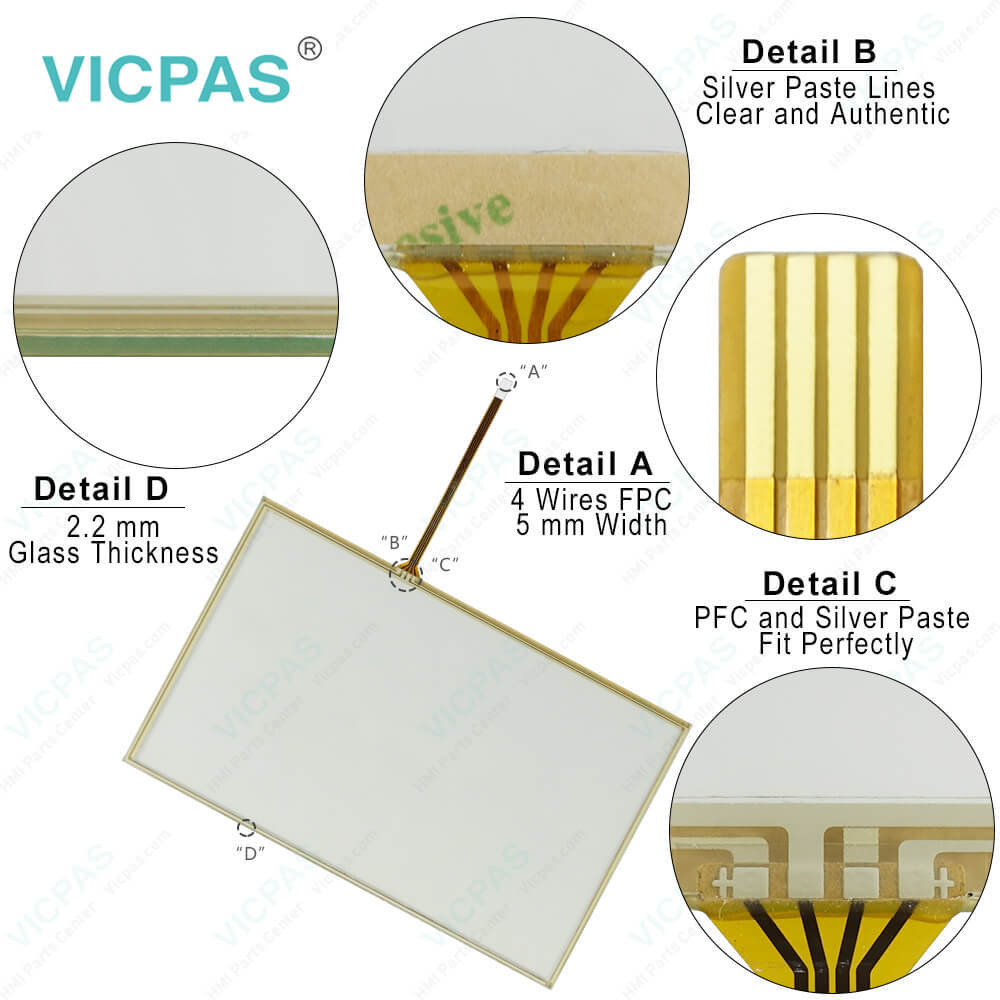 HITECH Beijer PWX8A00T PWX8A10T-N Touch Membrane Replace