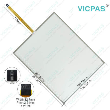 T190S-5RB016N-0Q28R0-200FH HMI Touch Glass Replacement
