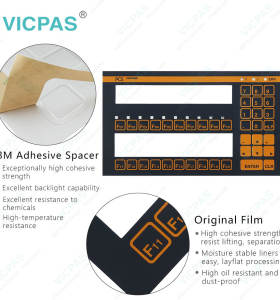 PCS 100 PG 100.305.7 090290 PCS 100 PG 100.306.A PCS100 PG 100.308.D Membrane Keyboard