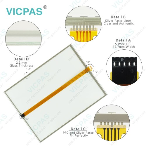 SCD 1597-RTF 6AV7466-2TA21-0FH0 Touch Digitizer Glass Front Overlay