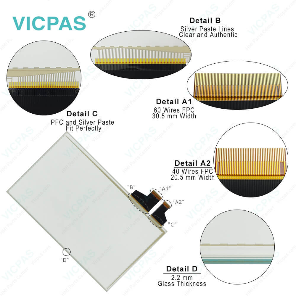 AMT P3023-A2A 92-P3023-A2B Touch Screen Glass Replacement