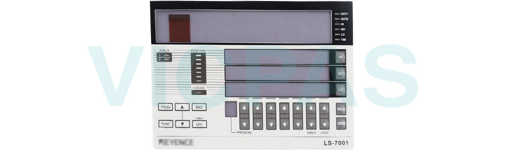 KEYENCE LS-7030T/R LS7010T/R Keypad Membrane Switch Replacement