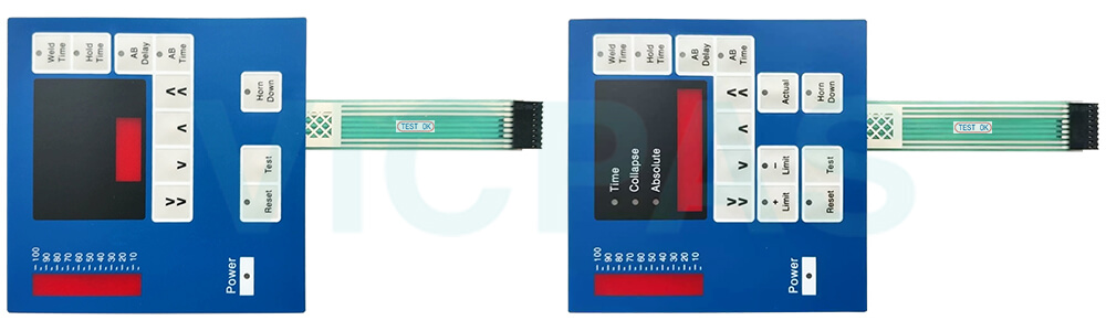 Branson 2000 IW+ Series Ultrasonic Welder 2000iw+ 2000iw Keypad Membrane Replacement