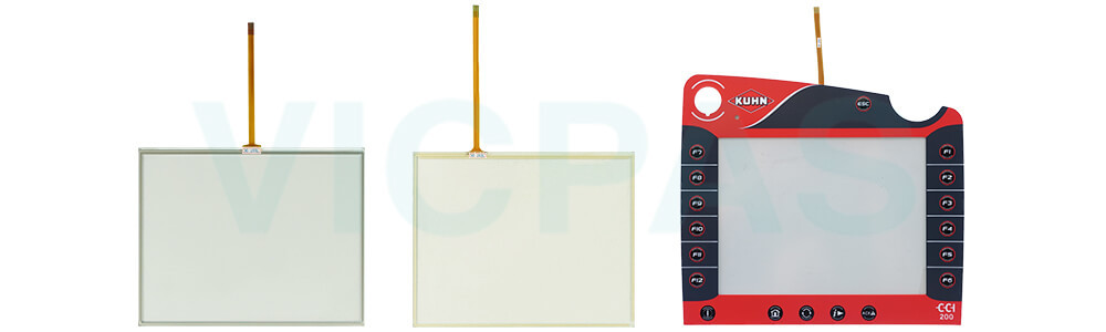 KUHN CCI 200 CCI200 NTS E310708-9 Rev 0 AN7607 MD190317 HMI Overlay Touch Panel Repair