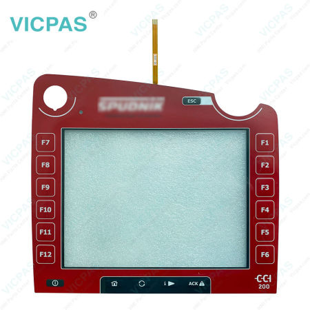 SPUDNIK CCI 200 CCI200 Isobus terminal control Touch Membrane Front Overlay