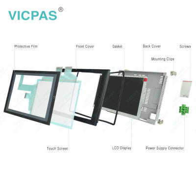 NS8-TV01B-V2 Touchscreen for Omron NS5 HMI Repair