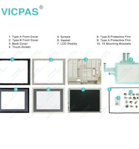 NS10-TV00-ECV2 Omron NS10 Series HMI Touch Panel Glass