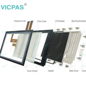 NS12-TS01B-V2 Omron NS12 Series HMI Touchscreen and Overlay
