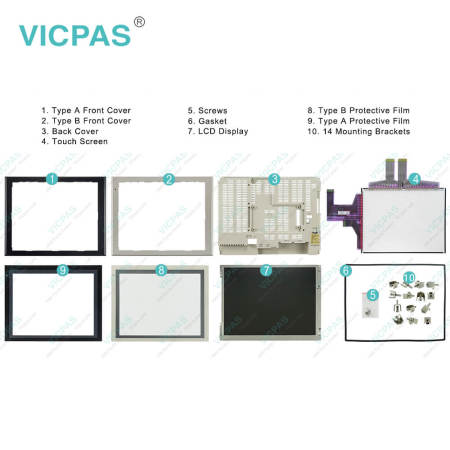 NS12-KBA04 Omron NS12 Series HMI Touch Panel Repair Parts