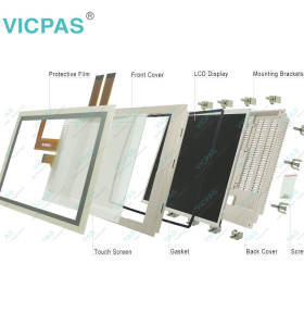 NS12-TS00-ECV2 Omron NS12 Series HMI Touchscreen Panel Glass